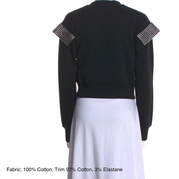 Christopher Kane Crew Neck Long Sleeve Crop Top
Black size:medium - Picture 3 of 3